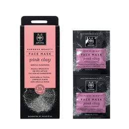 Apivita Express Beauty Gentle Cleansing Face Mask With Pink Clay 2x8ml