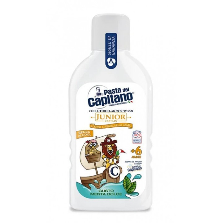 Capitano Soft Mint Junior Mouthwash 250Ml 6+