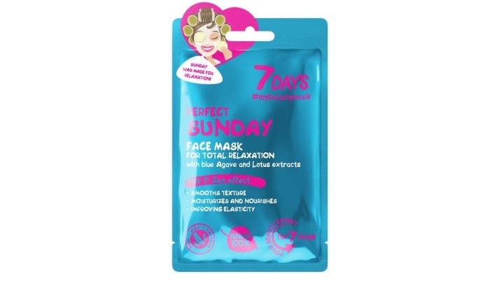 7Days Perfect Sunday Sheet Mask, 28G