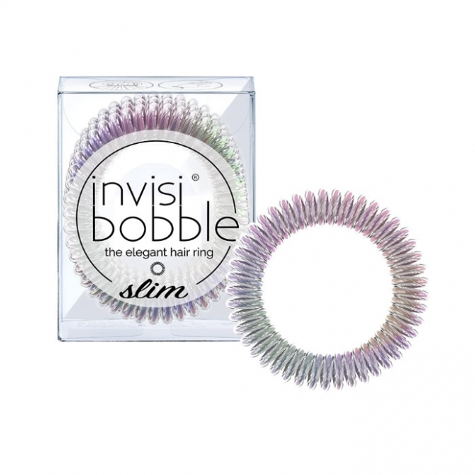 Invisibobble Slim Clear Rainbow, Hair Accessories