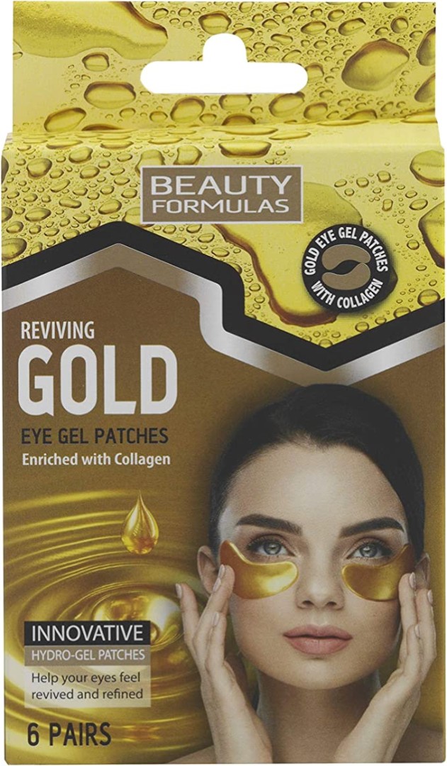 Beauty Formulas Reviving Gold Eye Gel Patches 6 Pairs