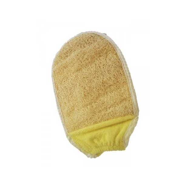 Beauty Spring - Loofah Glove Single With Rubber 026 1Pcs