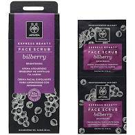 Apivita Express Beauty Face Scrub Bilberry For Brightening 2X8ml