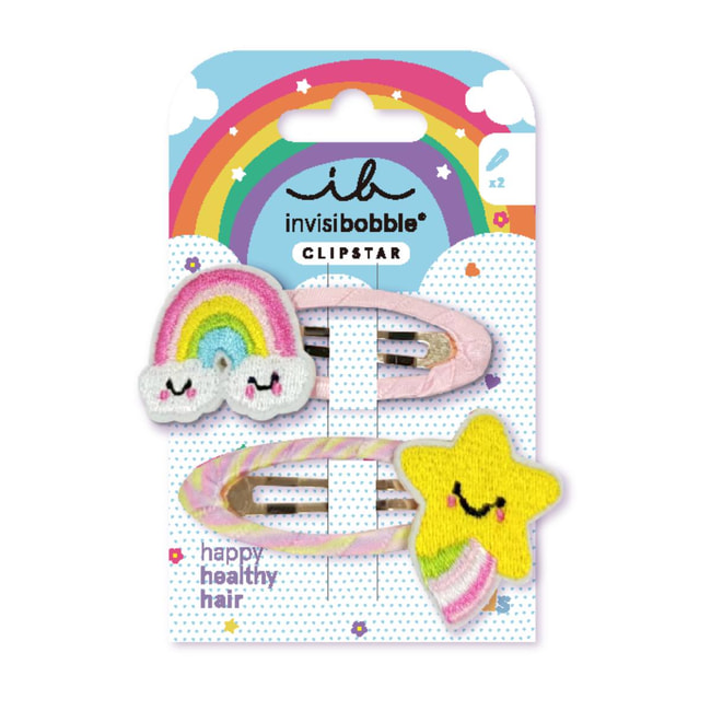 Invisibobble Snap Clip – Kids Happy Sky Hair Accessory