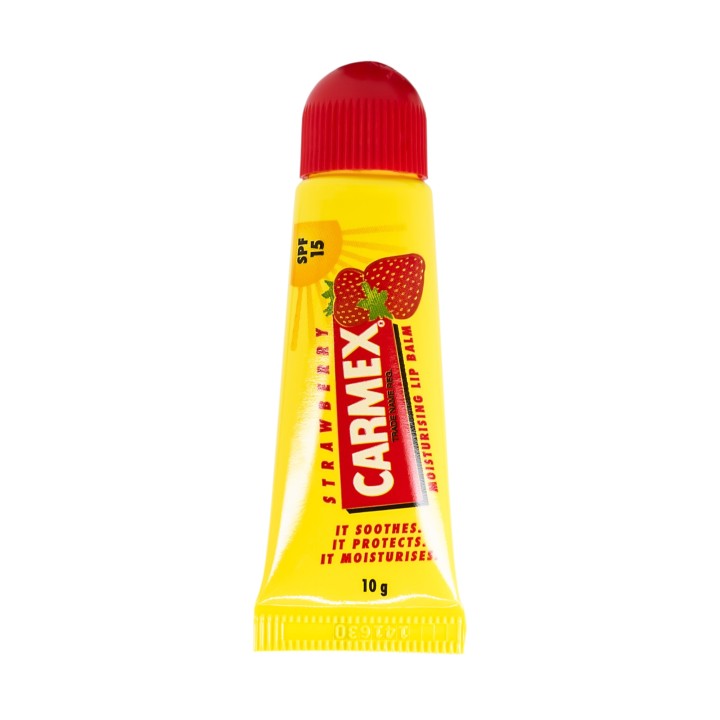 Carmex Moisturising Lip Balm Strawberry Tube