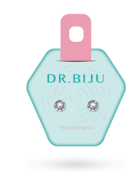 Dr Biju Xirius Crystal Blue Colour Design Earring Set 53Mm