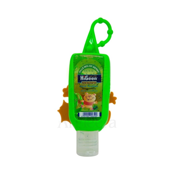 Hi Geen Kids Antibacteria Hand Sanitizer Gel (Dooh) With Rubber 50 Ml