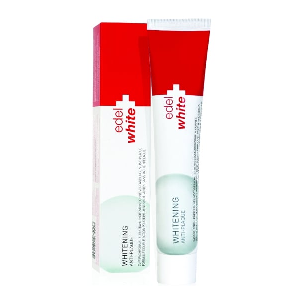 Edel White Anti-Plaque Whitening Whitening Toothpaste, 75Ml1Pc
