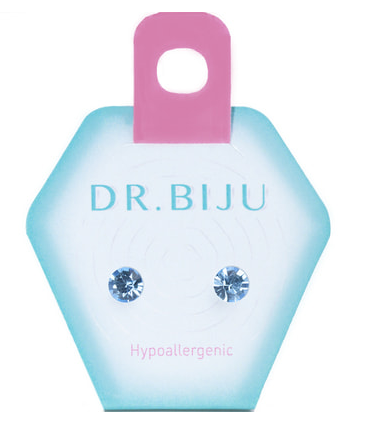 Dr Biju Xirius Aquamarine Design Earring Set 53Mm