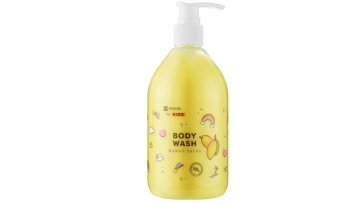 Hiskin For Kids Body Wash Mango Salsa, 400ml
