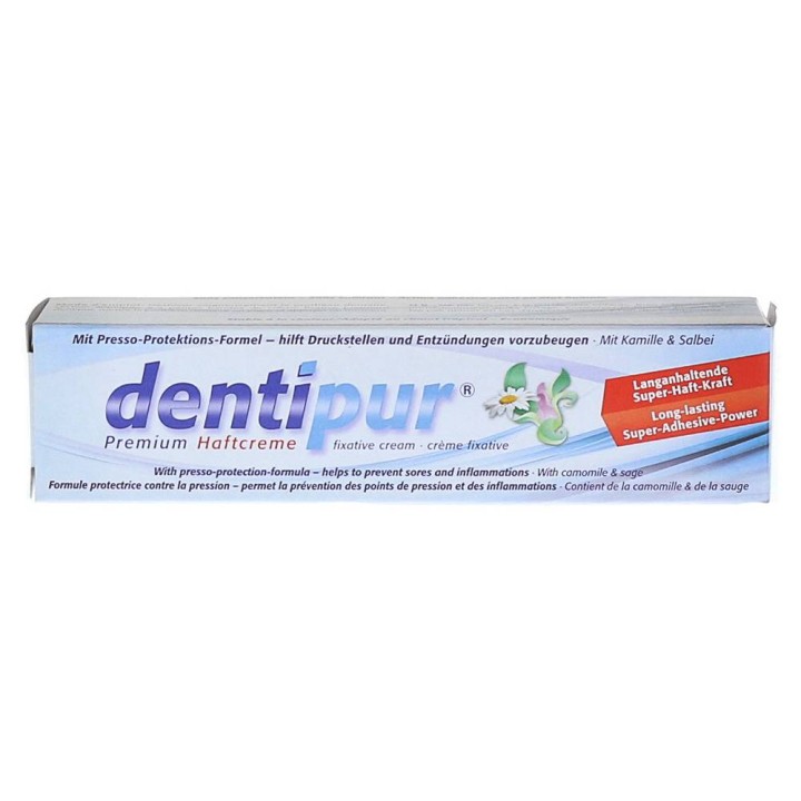 Dentipur Prenium Fixative Cream Super Adhesive Power 40g
