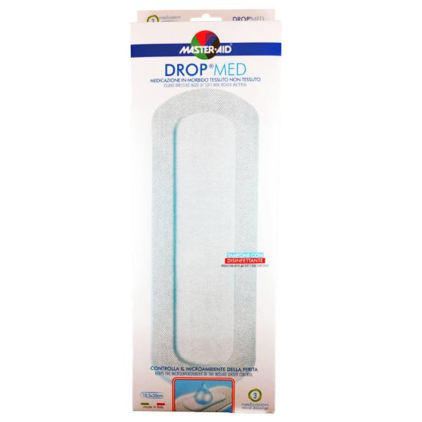 Master Aid Drop Med Dressing 3 X 10X30Cm