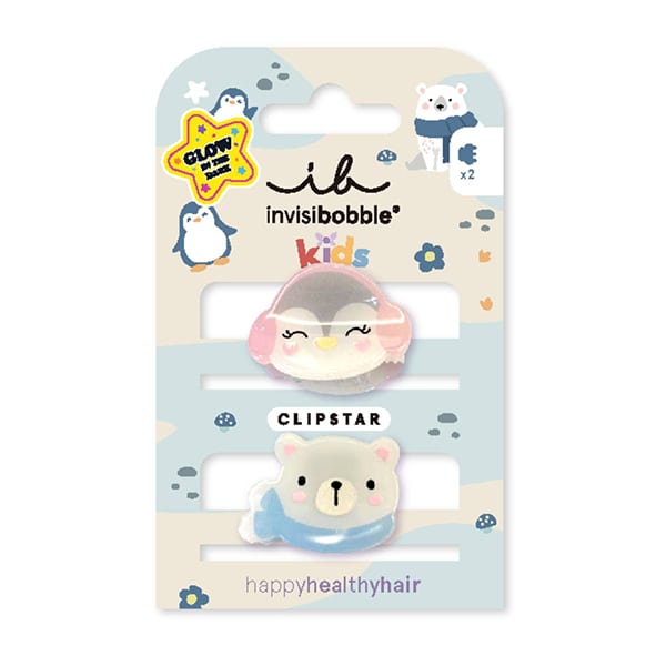Invisibobble Clipstar Kids Polar Friends – Hair Accessory