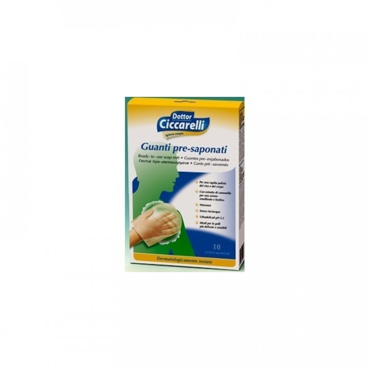 Dottor Ciccarelli Pre-Saponato Gloves 10 Pieces