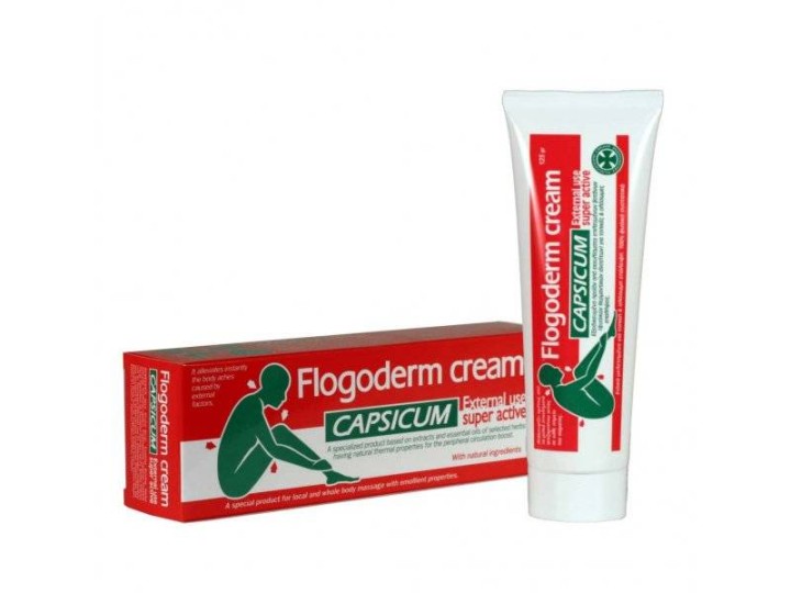 Ergopharm Flogoderm Capsicum Cream for Joints Treatment 125g