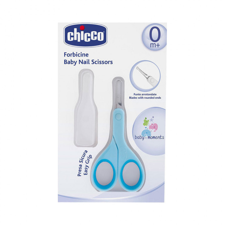 Chicco Baby Nail Scissor Stainless-Steel 0M+ Blue
