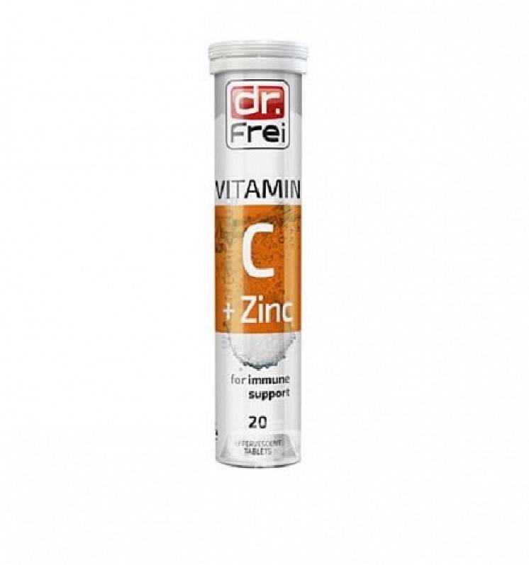 Swiss Energy Dr. Frei Vitamin C 1000mg + Zinc Effervescent Tablets x20