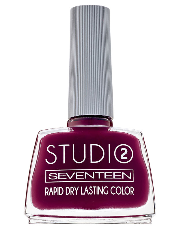 Seventeen Studio Rapid Dry Lasting Colour No61 Pink Shade Nail Polish