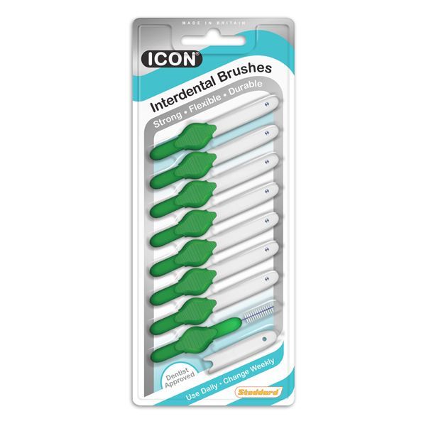Stoddard Interdental Brushes 0.8Mm Green