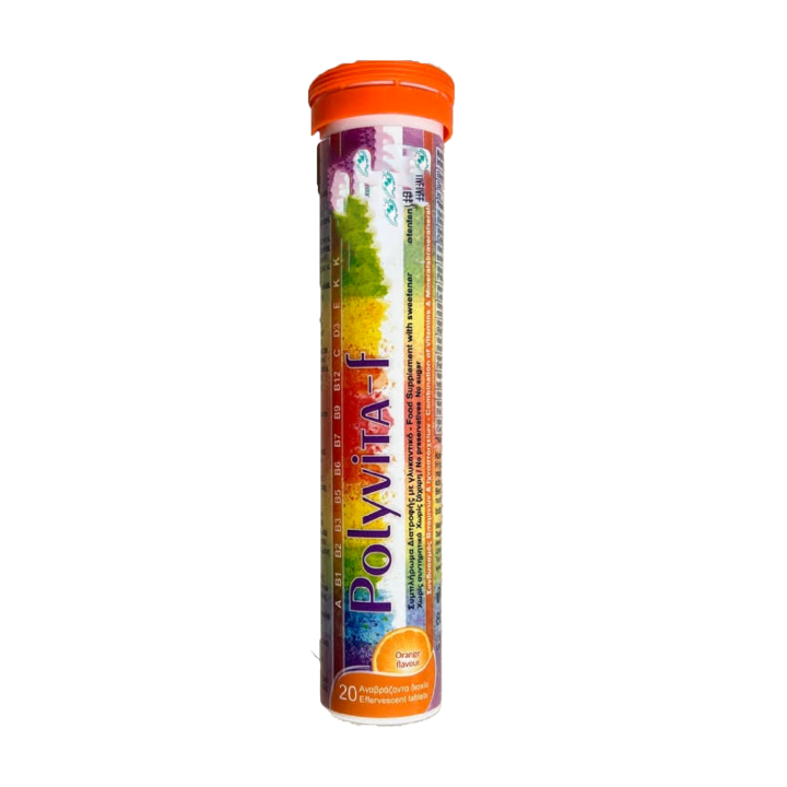 Polyvita-F Orange X 20 Effervescent Tabs
