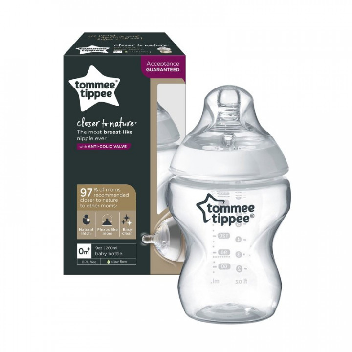 Tommee Tippee Anti-Colic Bottle 0M+ 260ml