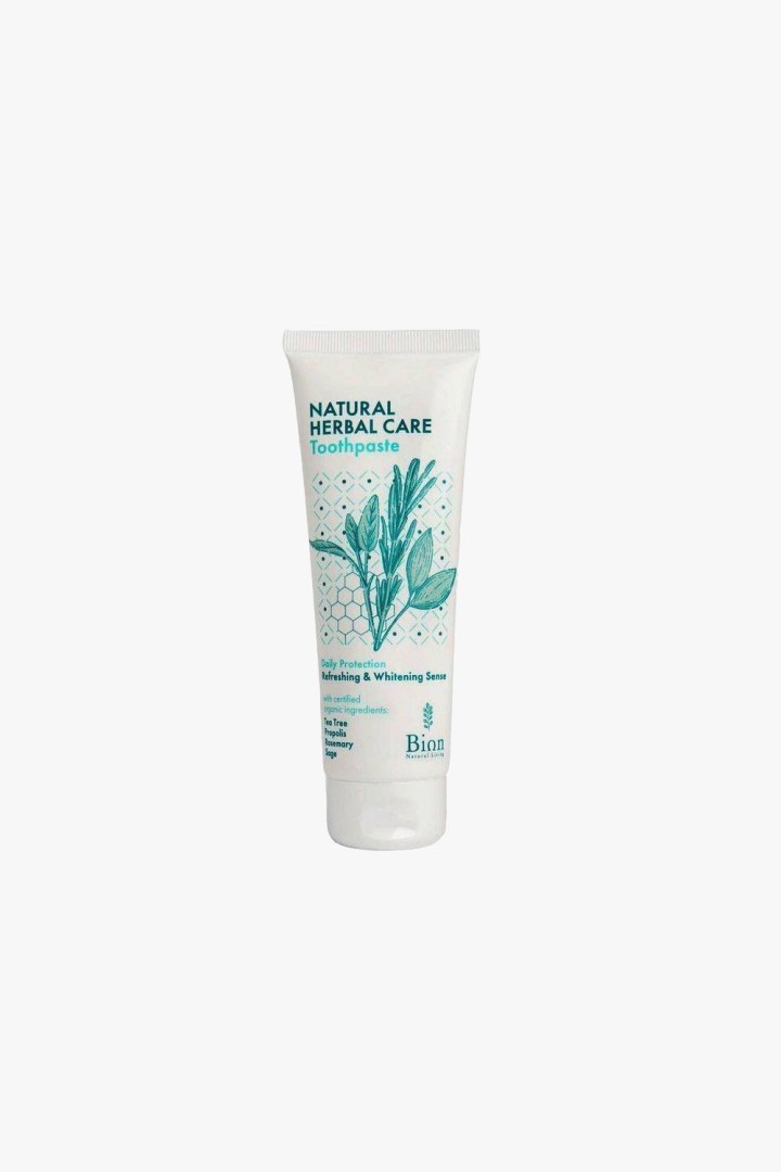 Bion Natural Herbal Care Toothpaste Rosemary Sage Scent Vegan 125Ml