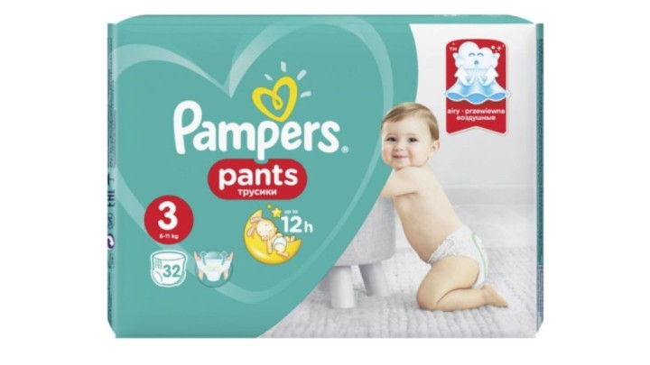 Pampers Baby Dry Pants No. 3 (6-11kg)
