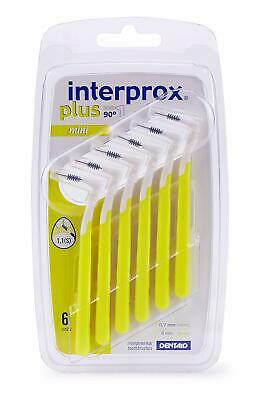 Interprox Plus Interproximal Brush Mini 6 Brush 0.7Mm Yellow