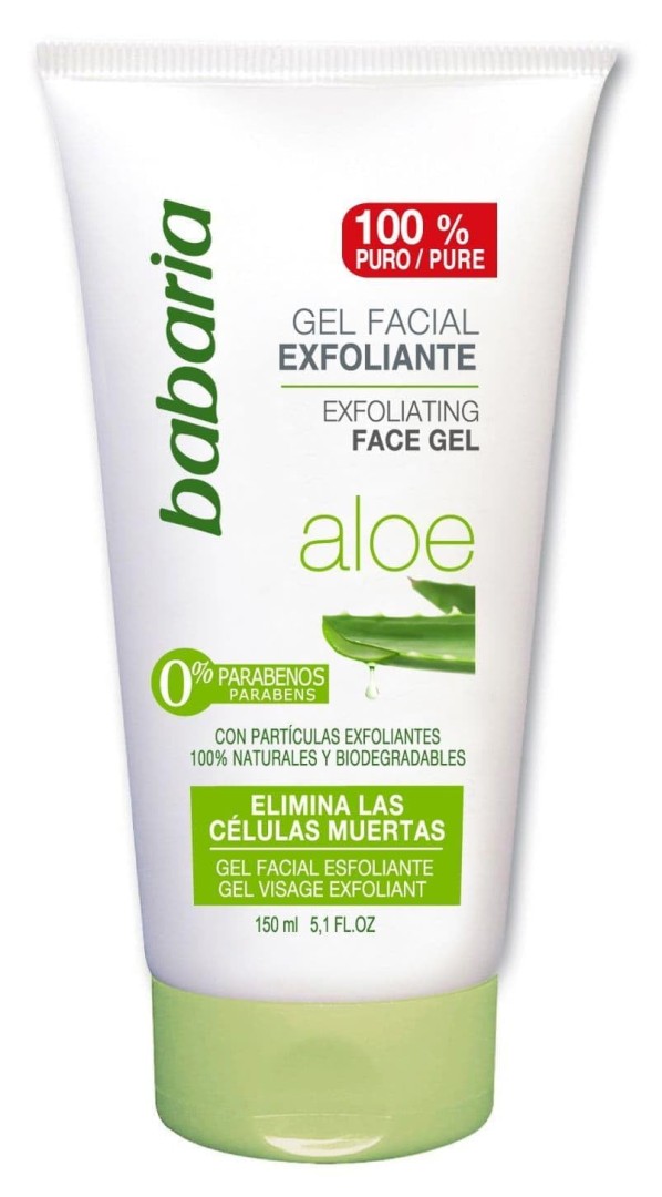 Babaria Aloe Vera Exfoliating Facial Gel 150 Ml