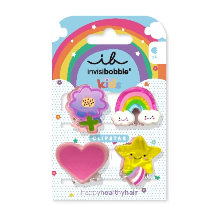 Invisibobble Clipstar Kids Happy World – Hair Accessory