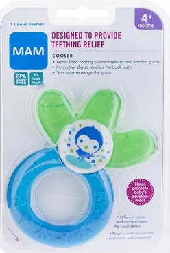 Mam Cooler Blue, Teething Ring 4m+
