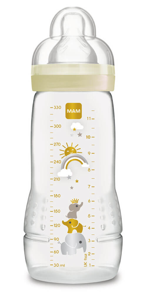 Mam Easy Active Baby Unisex Silicone Bottle 330Ml X 4M+