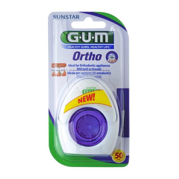 Gum 3220 Ortho Floss Dental Floss 50M