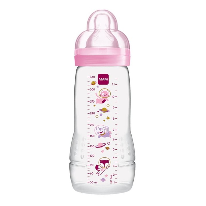 Mam Easy Active Fairytale Pink Baby Bottle 4M+ 330Ml