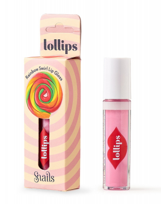 Snails Kid's Lollips Lip Gloss Rainbow Swirl 3Ml