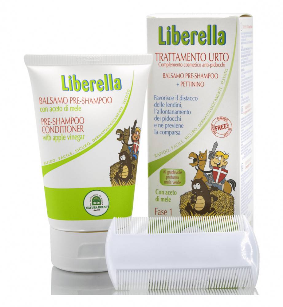 Liberella Intensive Treatment Pre-Shampoo Conditioner With Apple Vinegar& Comb 125ml