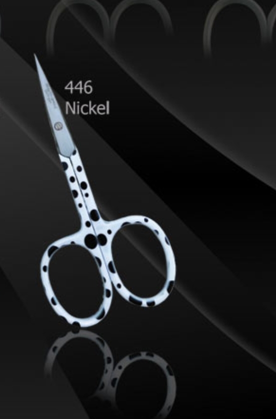 Beauty Spring Coloured Extra Thin Scissor White Black
