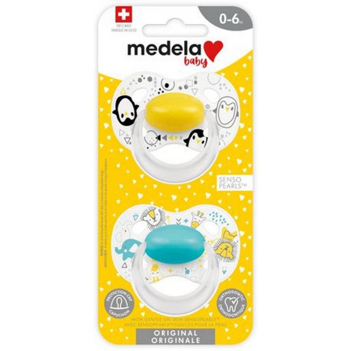 Medela Baby Pacifier Soother Original 2Pcs 0 6 Months