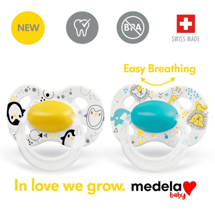 Medela Baby Bpa Free Lightweight Orthodontic Pacifier 6 18 Months