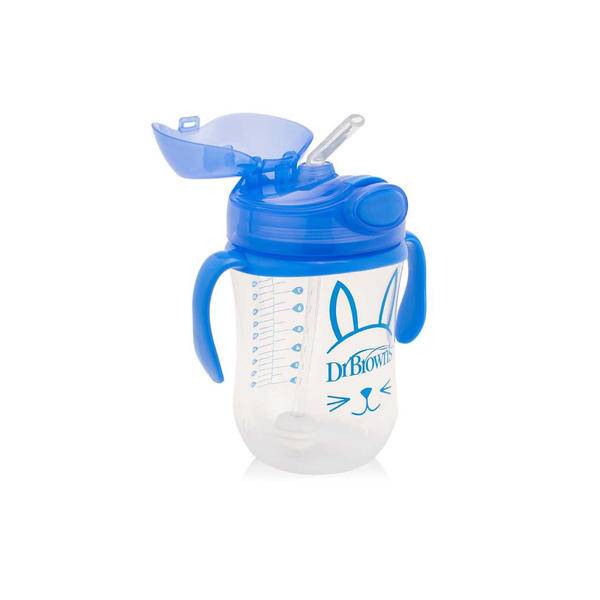 Dr. Brown's Baby's First Straw Cup 6M+ 270ml Blue