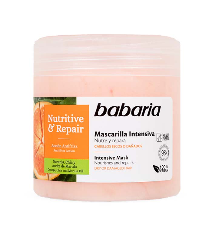 Babaria Nutritive & Repair Orangechia & Marula Oil Dry / Damaged Hair Mask 400Ml