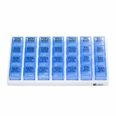 Weekly Pill Box 4X Daily