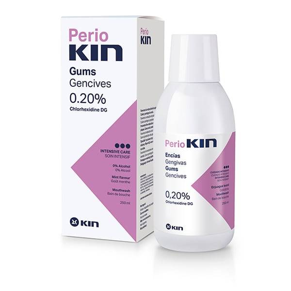 Kin Periokin Gums Mouthwash 0.20% Chlorhexidine 250 Ml
