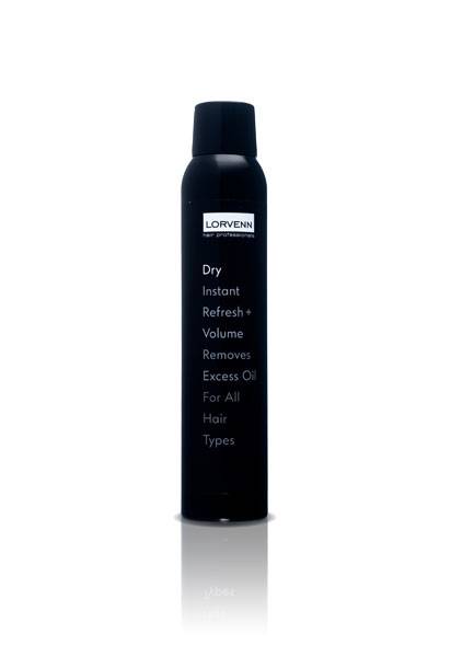 Lorvenn Dry Shampoo For All Hair Types Dry Instant Refresh & Volumes Removes Excess Oil 200ml