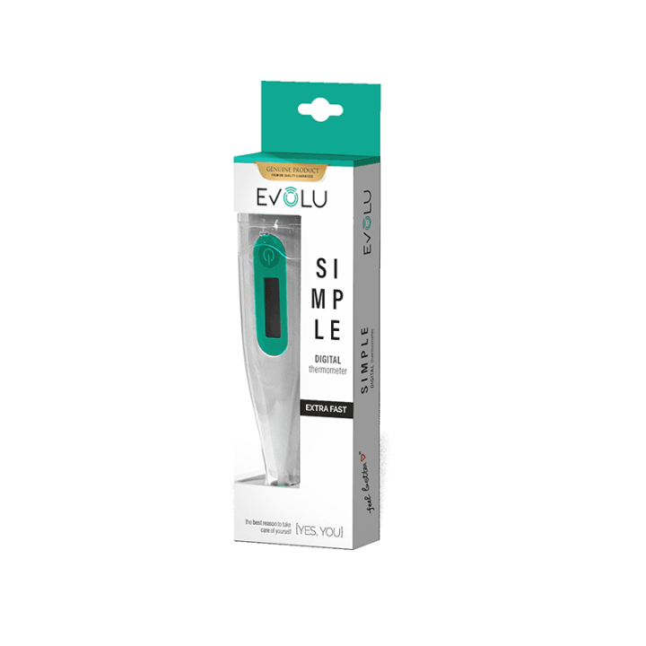 Evolu Simple Digital Thermometer Extra Fast