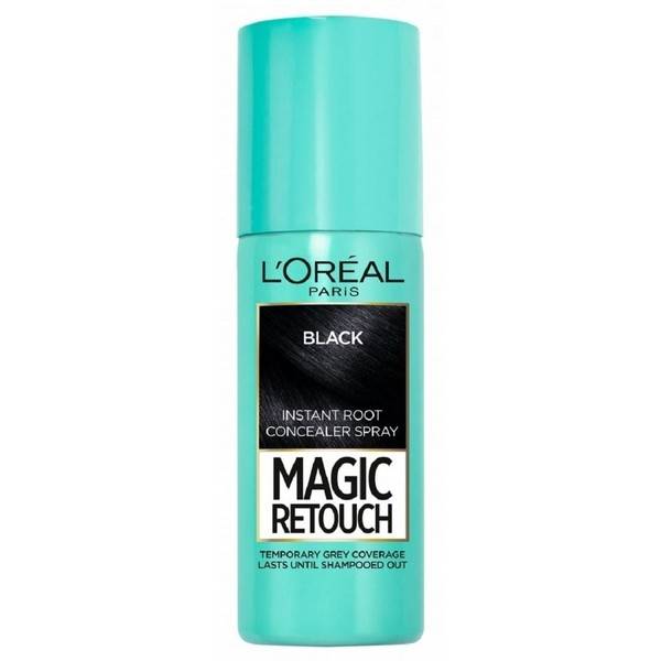 Loreal Magic Retouch Instant Root Concealer Spray 01 Black 100ml