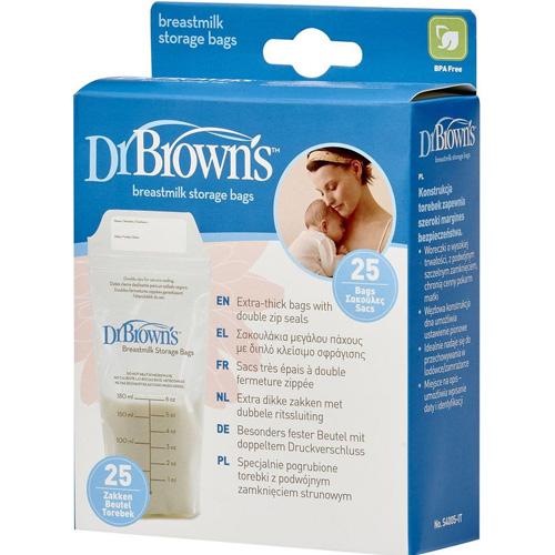 Dr. Brown's Breastmilk Storage 180ml x 25 Bags