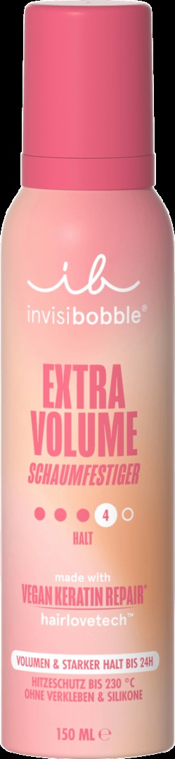 Invisibobble Extra Volume Volumizer Mousse Vegan Keratin Hairspray 150Ml