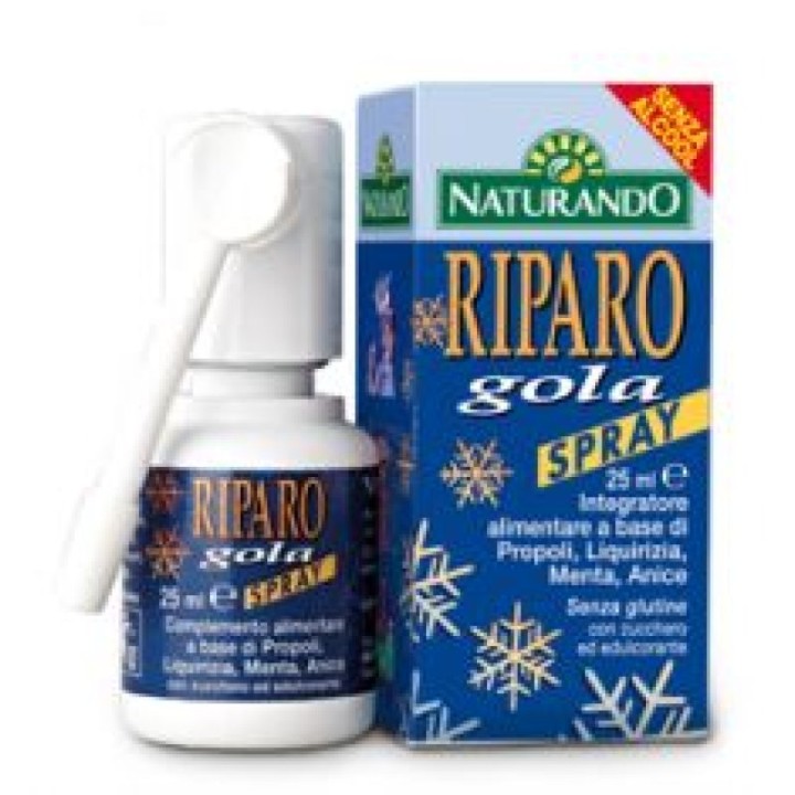 Naturando Riparo Gola, Throat Spray, 25ml