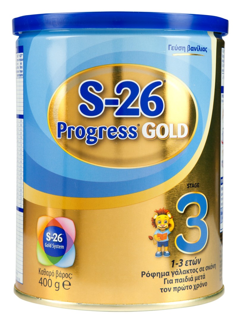 Wyeth S-26 Progress Gold 1-3 years Powder Baby Milk Vanilla Flavor 400g